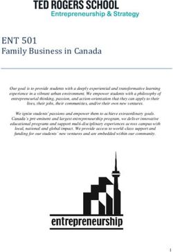 ENT 501 Family Business in Canada - Ryerson University