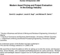 Modern Asset Pricing and Project Evaluation In the Energy Industry