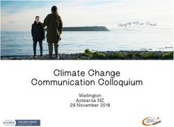 Communicating Climate Change, Nov 2019