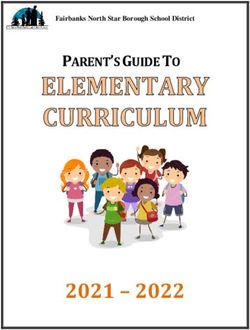 2021 2022 PARENT'S GUIDE TO Fairbanks North Star Borough School District