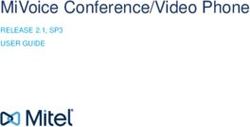MIVOICE CONFERENCE/VIDEO PHONE - RELEASE 2.1, SP3 USER GUIDE - MITEL EDOCS
