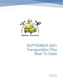 SEPTEMBER 2021 Transportation Plan Back To Class - Chuck Seguin - North Bay