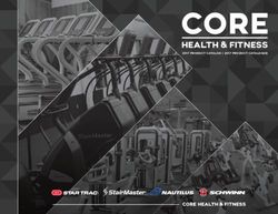CORE Health & Fitness 2017 Product Catalogue