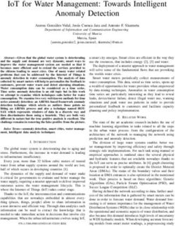 IOT FOR WATER MANAGEMENT: TOWARDS INTELLIGENT ANOMALY DETECTION - IOT CRAWLER