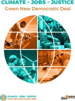 CLIMATE JOBS JUSTICE - Green New Democratic Deal - Ontario NDP