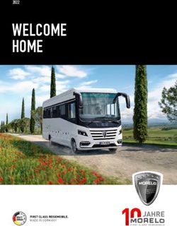 WELCOME HOME 2022 - FIRST CLASS REISEMOBILE - Morelo