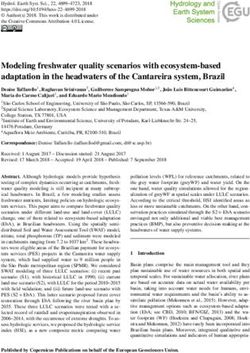 Modeling freshwater quality scenarios with ecosystem-based adaptation in the headwaters of the Cantareira system, Brazil - HESS