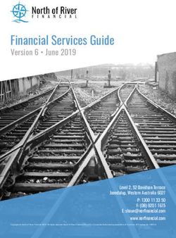 Financial Services Guide - Version 6 June 2019 - North of River Financial