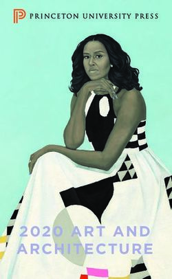 2020 ART AND ARCHITECTURE - Princeton University Press