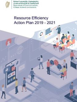 Resource Efficiency Action Plan 2019 2021