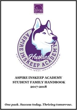 ASPIRE INSKEEP ACADEMY STUDENT FAMILY HANDBOOK - 2017-2018 One pack. Success today. Thriving tomorrow.