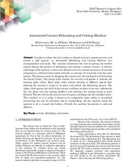 Automated Coconut Dehusking and Cutting Machine - De La ...