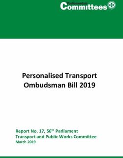Personalised Transport Ombudsman Bill 2019 - Transport and Public Works Committee - Queensland Parliament