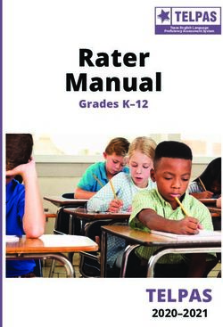 Rater Manual - TELPAS - Texas ...
