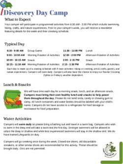 Discovery Day Camp What to Expect - Camp Mary Orton