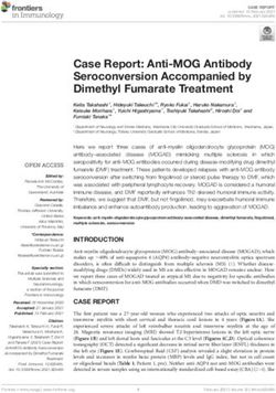 Case Report: Anti-MOG Antibody Seroconversion Accompanied by Dimethyl Fumarate Treatment - Frontiers