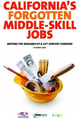 CALIFORNIA'S FORGOTTEN MIDDLE-SKILL JOBS - MEETING THE DEMANDS OF A 21ST-CENTURY ECONOMY - National Skills ...