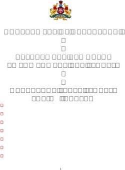 GOVERNMENT OF KARNATAKA DEPARTMENT OF YOUTH EMPOWERMENT AND SPORTS KARNATAKA STATE SPORTS POLICY (DRAFT)