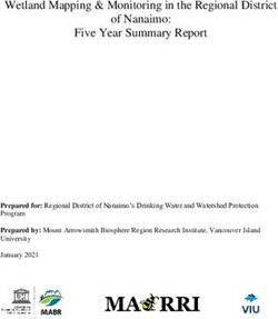 Wetland Mapping & Monitoring in the Regional District of Nanaimo: Five Year Summary Report