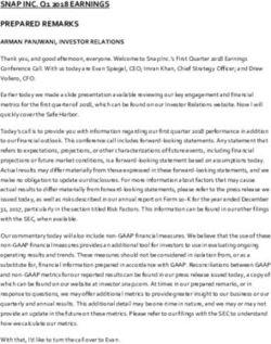 SNAP INC. Q1 2018 EARNINGS PREPARED REMARKS