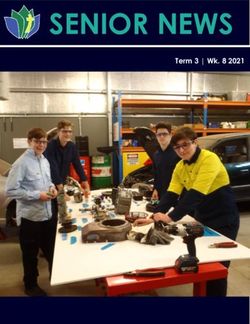SENIOR NEWS Term 3 | Wk. 8 2021 - Faith Lutheran College, Plainland