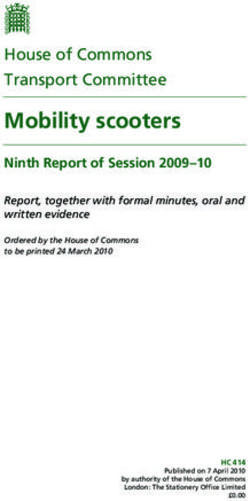 Mobility scooters House of Commons Transport Committee