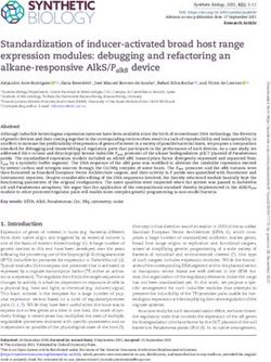 STANDARDIZATION OF INDUCER-ACTIVATED BROAD HOST RANGE EXPRESSION MODULES: DEBUGGING AND REFACTORING AN ALKANE-RESPONSIVE ALKS/PALKB DEVICE ...