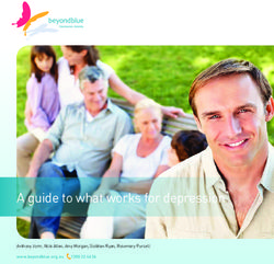 A guide to what works for depression