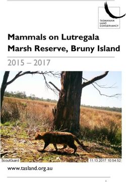 Mammals on Lutregala Marsh Reserve, Bruny Island 2015 - 2017 - www.tasland.org.au
