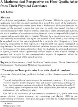 A Mathematical Perspective on How Qualia Arise from Their Physical Correlates