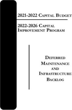 2021-2022 CAPITAL BUDGET 2022-2026 CAPITAL - IMPROVEMENT PROGRAM - San Jose