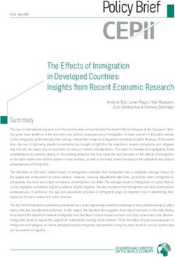 The Effects of Immigration in Developed Countries: Insights from Recent Economic Research - CEPII