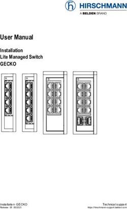 User Manual Installation Lite Managed Switch - GECKO - Installation GECKO Technical support - Hirschmann ...