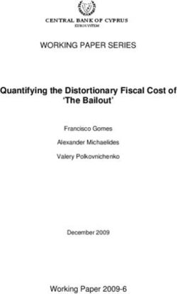 Quantifying the Distortionary Fiscal Cost of 'The Bailout' - WORKING PAPER SERIES - Working Paper 2009-6