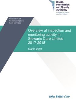 Overview of inspection and monitoring activity in Stewarts Care Limited 2017-2018 - March 2019 - HIQA