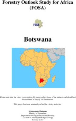 Botswana (FOSA) Forestry Outlook Study for Africa - Food and ...