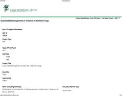 Sustainable Management of Drylands in Northern Togo - Global Environment Facility