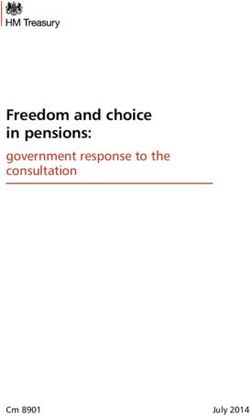 Freedom and choice in pensions: government response to the consultation