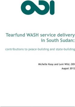 Tearfund WASH service delivery in South Sudan: contributions to peace-building and state-building - Overseas ...
