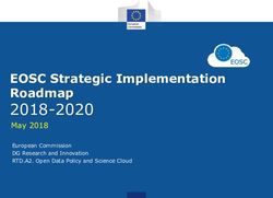 2018-2020 EOSC Strategic Implementation Roadmap - European Commission ...