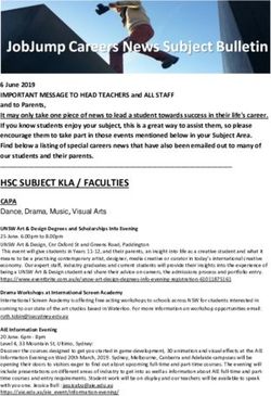 HSC SUBJECT KLA / FACULTIES - Kingsgrove High School