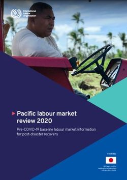 Pacific labour market review 2020 - Pre-COVID-19 baseline labour market information for post-disaster recovery - ILO