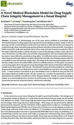 A Novel Medical Blockchain Model for Drug Supply Chain Integrity Management in a Smart Hospital - MDPI