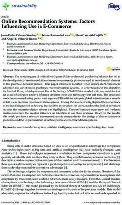 Online Recommendation Systems: Factors Influencing Use in E-Commerce - MDPI