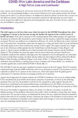 COVID-19 in Latin America and the Caribbean - International ...
