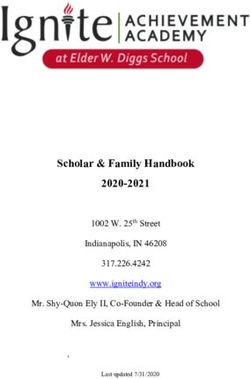 Scholar & Family Handbook 2020-2021 - Indianapolis, IN 46208 www.igniteindy.org Mr. Shy-Quon Ely II, Co-Founder & Head of School Mrs ...