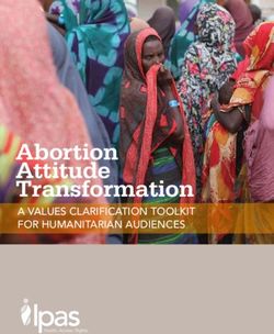 Abortion Attitude Transformation - A VALUES CLARIFICATION TOOLKIT FOR HUMANITARIAN AUDIENCES - Ipas