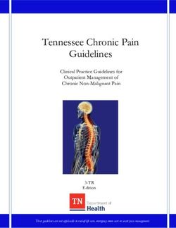 Tennessee Chronic Pain Guidelines - Clinical Practice Guidelines For ...