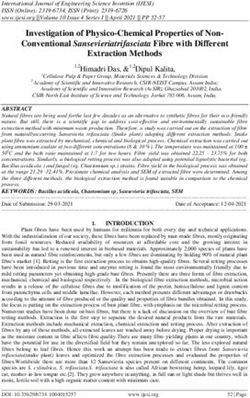 Investigation of Physico-Chemical Properties of Non-Conventional Sansevieriatrifasciata Fibre with Different Extraction Methods - IJESI