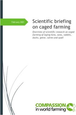 Scientific briefing on caged farming - Overview of scientific research on caged farming of laying hens, sows, rabbits, ducks, geese, calves and quail